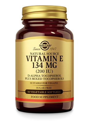 SOLGAR VITAMIN E 134 MG 200IU 50ST